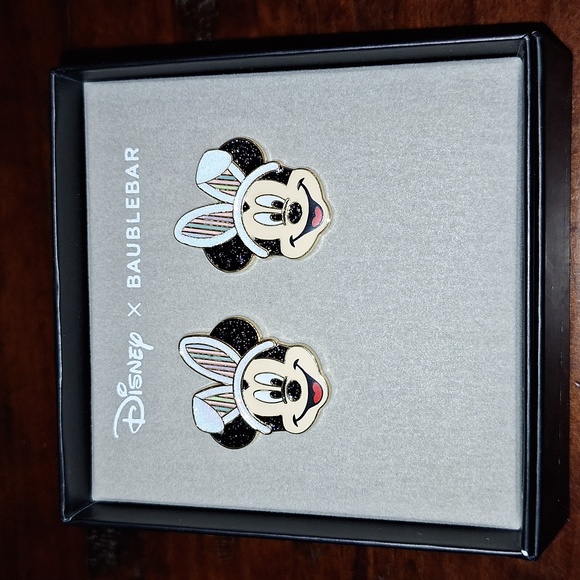 Disney Jewelry - 🐇 Disney X Baublebar Mickey Mouse Easter bunny ear earrings